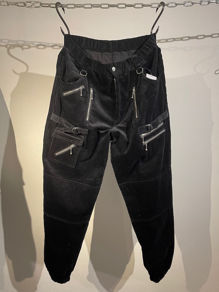 ジップリラックスパンツ (Black, B.Green, Off White) / 945-79TP217-1