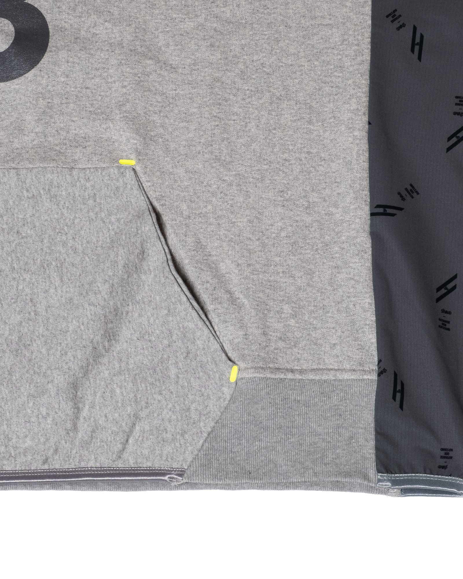 「予約商品」KANGAROO-POCKET WIDE JOGGER HOODIE / col: HEATHER GRAY
