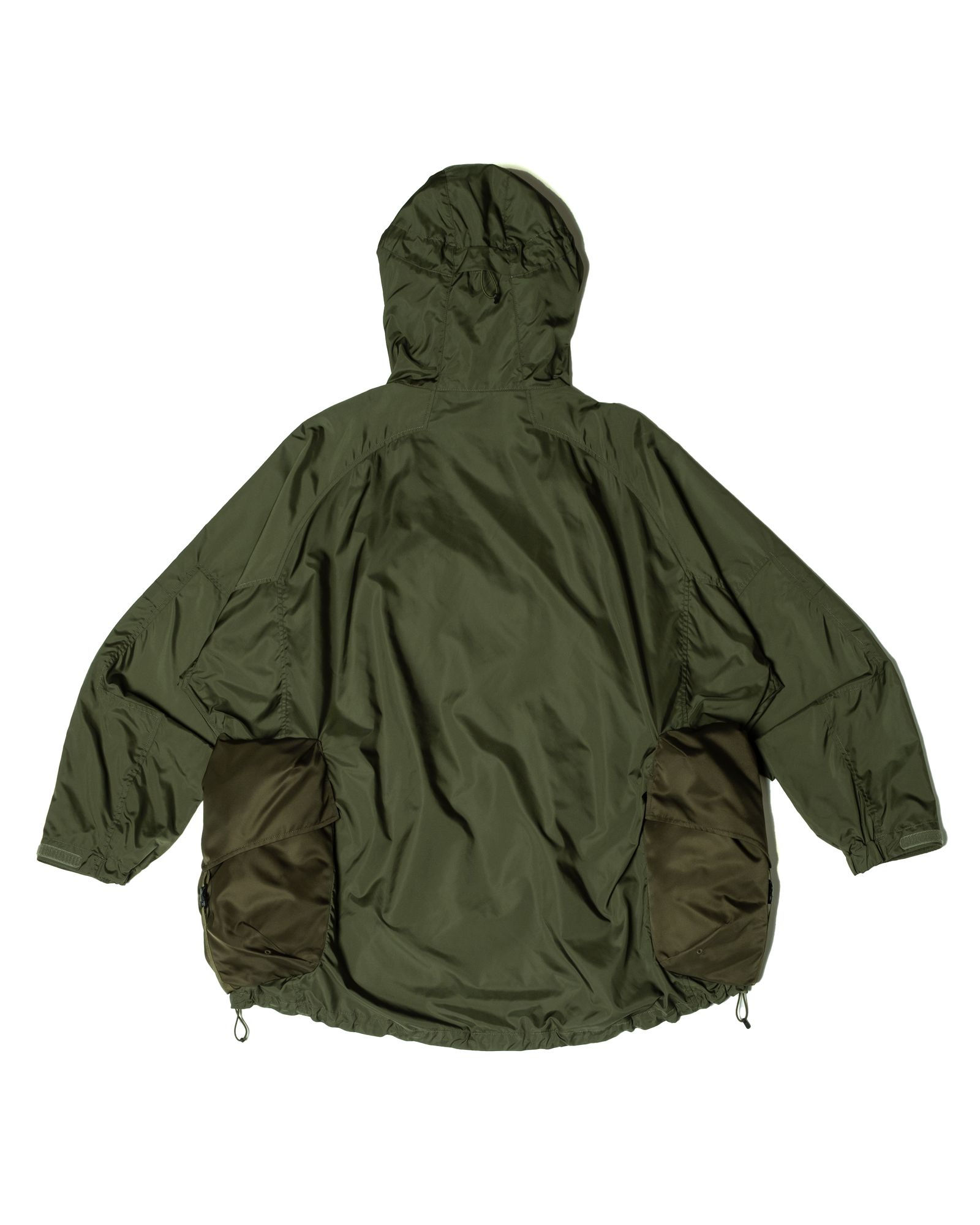 「予約商品」ALICE-PACKS W-ZIPPER WIDE HOODED JACKET / col: KHAKI