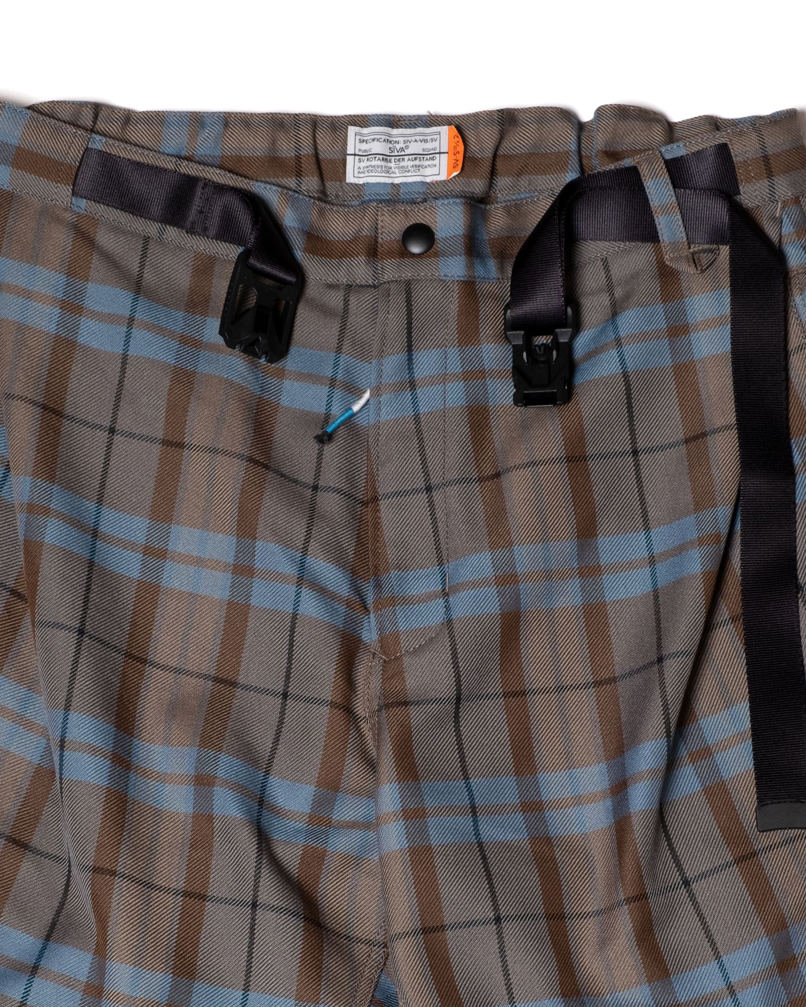 「予約商品」TARTAN-CHECK LOWER-LEG DENIM PANTS / col: TARTAN CHECK X INDIGO