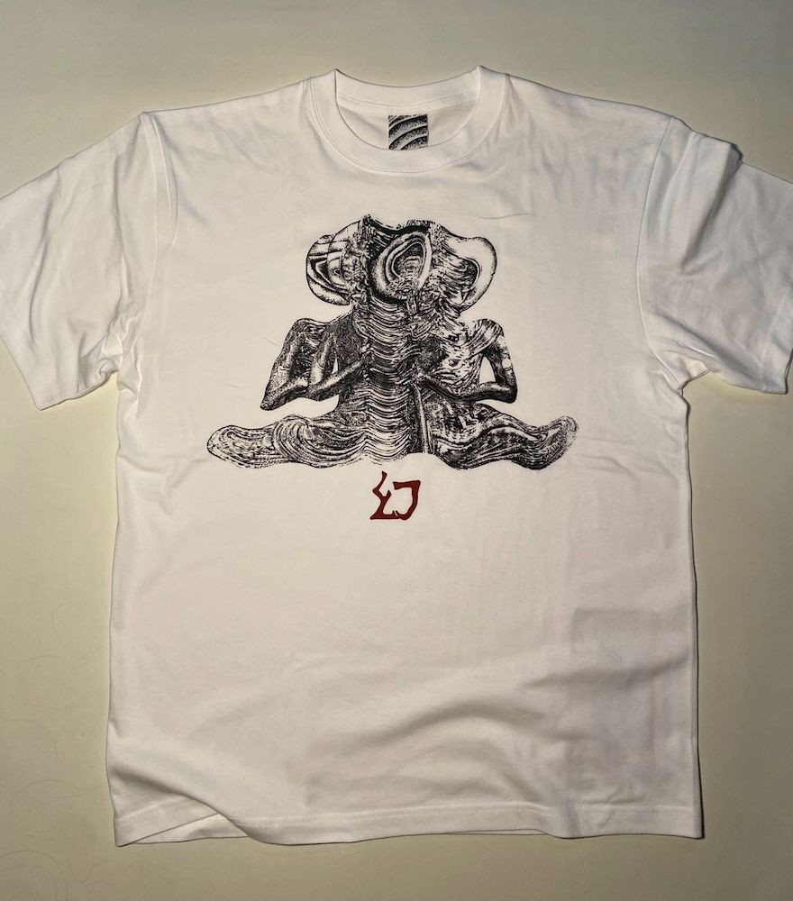 【受注生産】HALLUCINATION CLUB "ZATAI effect T-shirts" WHITE  (satoshi ito)
