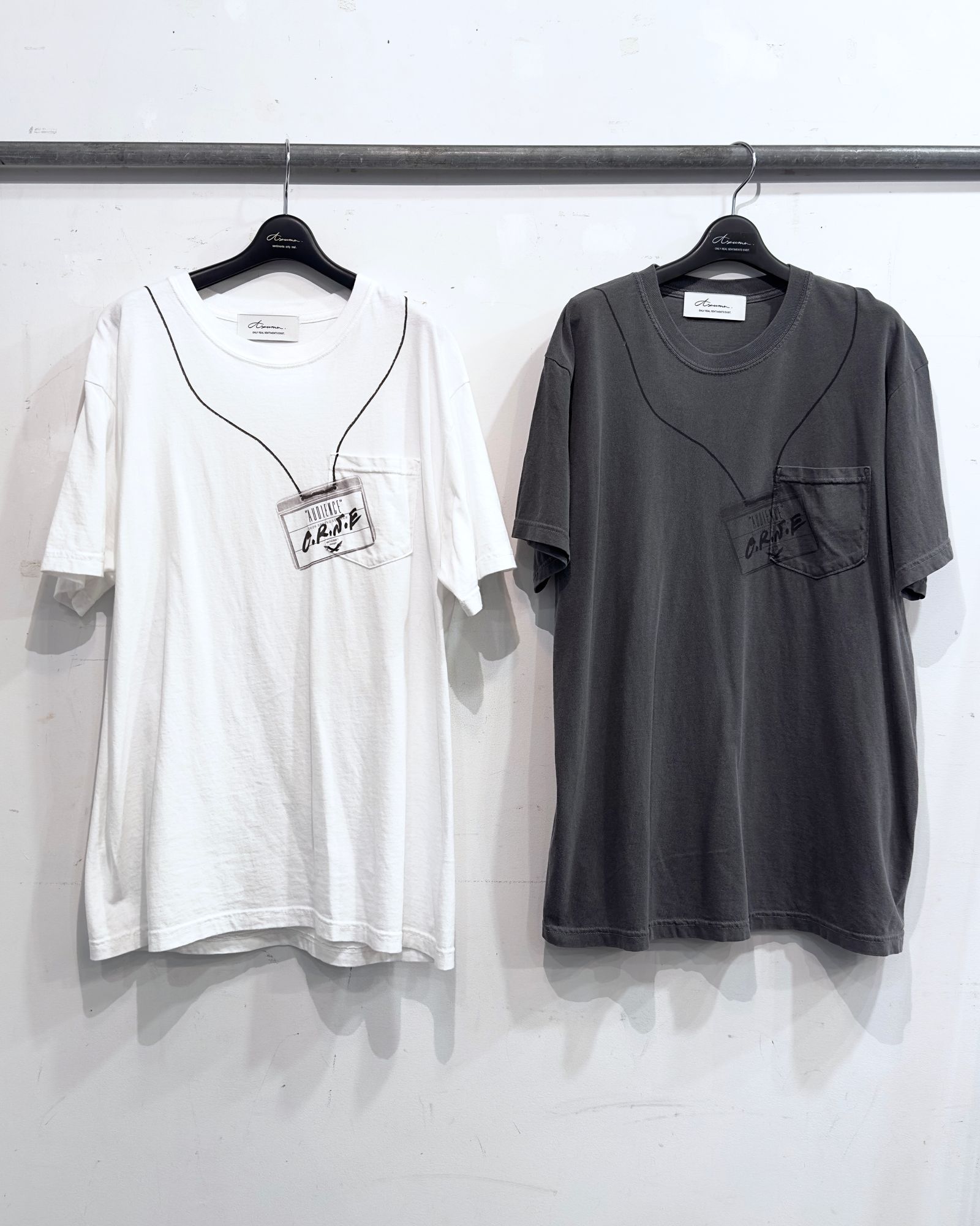 “PASS” S/S T-SHIRT / Tシャツ (BLACK,WHITE,YELLOW)