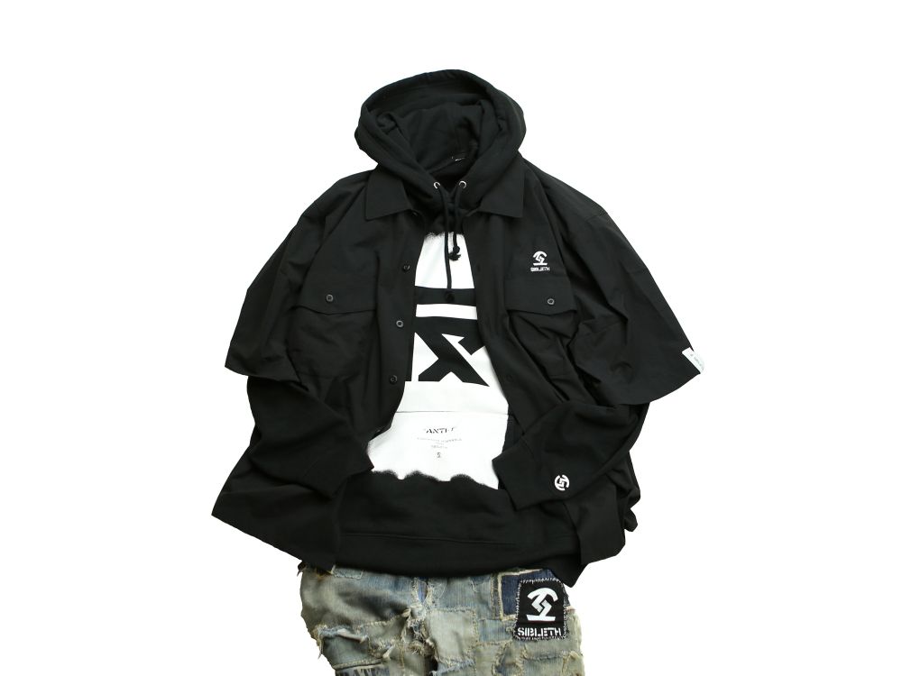 【OFFICIAL BOOTLEG CTLG 19】”ANTI-2” Micro Ripstop Loose Fit Shirts