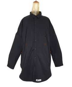 TOO BIG BAGGY QUILTED SHIRT COAT c/#2 KHAKI