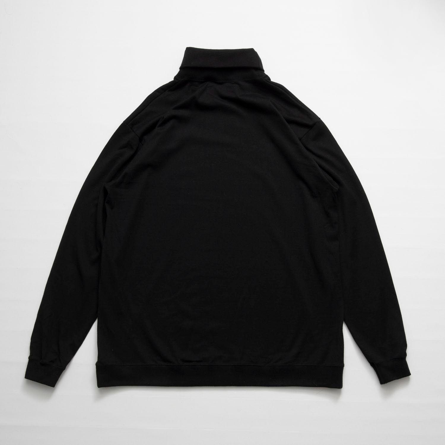 TURTLE NECK L/S T-SHIRT (BLACK)