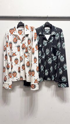 KURT’S PAJAMA SHIRT / パジャマシャツ (Black, White)