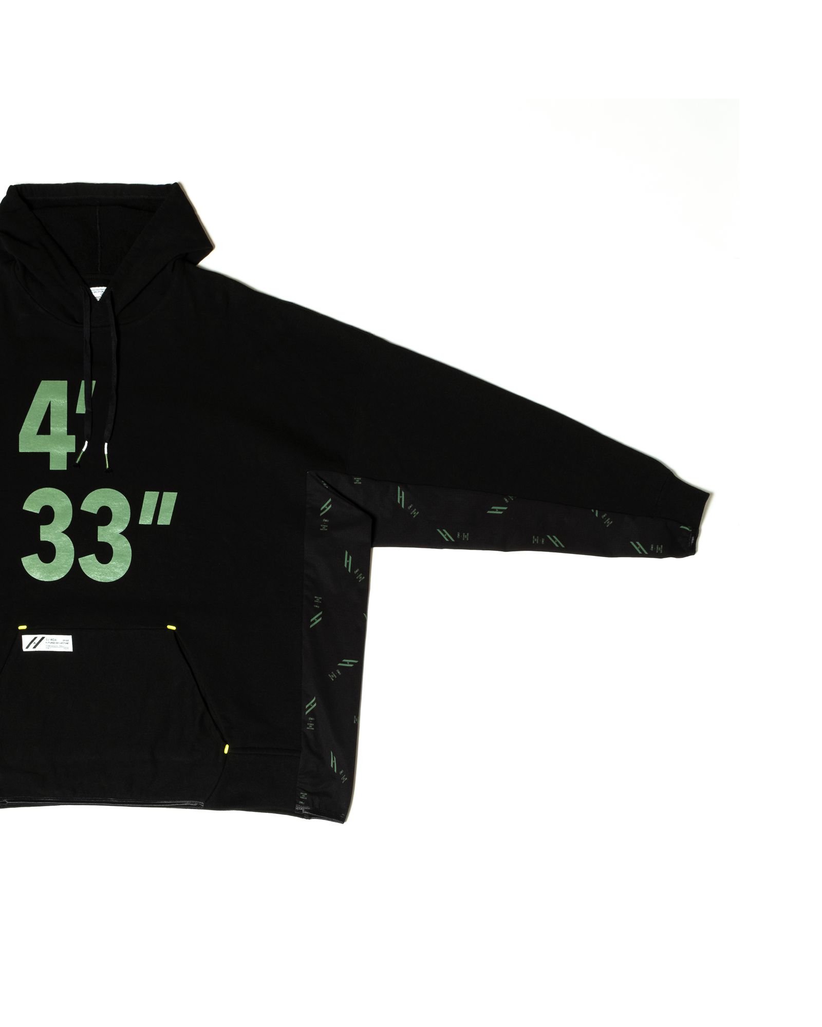 「予約商品」KANGAROO-POCKET WIDE JOGGER HOODIE / col: BLACK