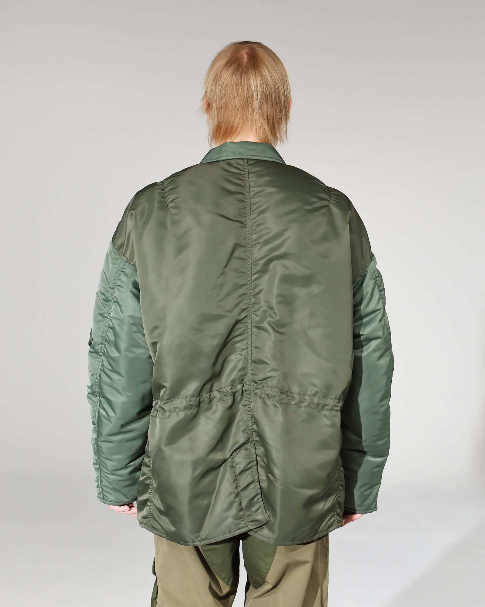 SÏVA - MA-1 FLIGHT DOUBLE-JACKET # c/OD | HAZE