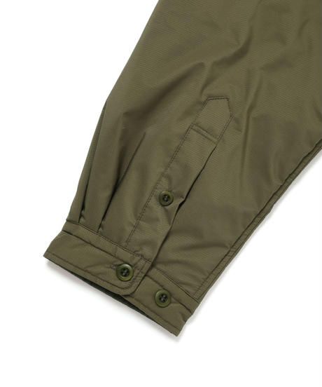 TOO BIG BAGGY QUILTED SHIRT COAT c/#2 KHAKI