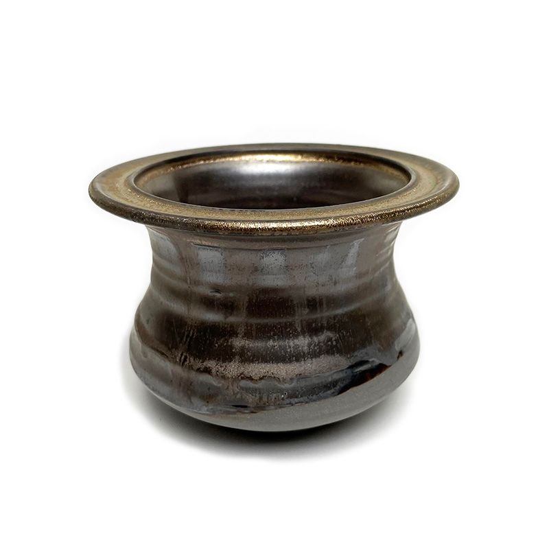 CONSTRICTION POT(M)   -陶器鉢-