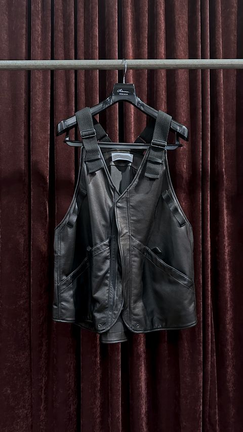 Leather Field Vest