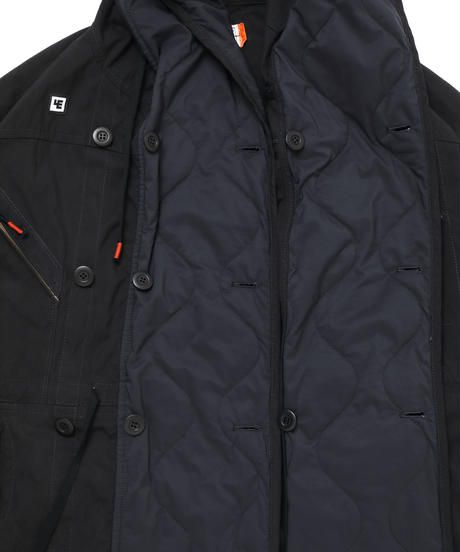 FLIGHT BALLOON WIDE LONG COAT c/#1 BLACK