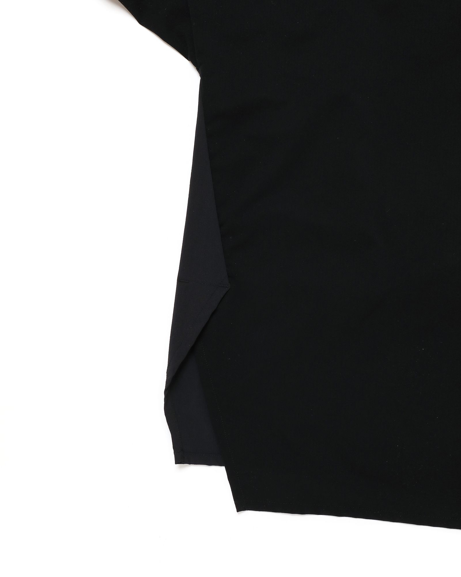 「予約商品」DOLMAN SEAM-LINE WIDE L-SLEEVE # c/BLACK