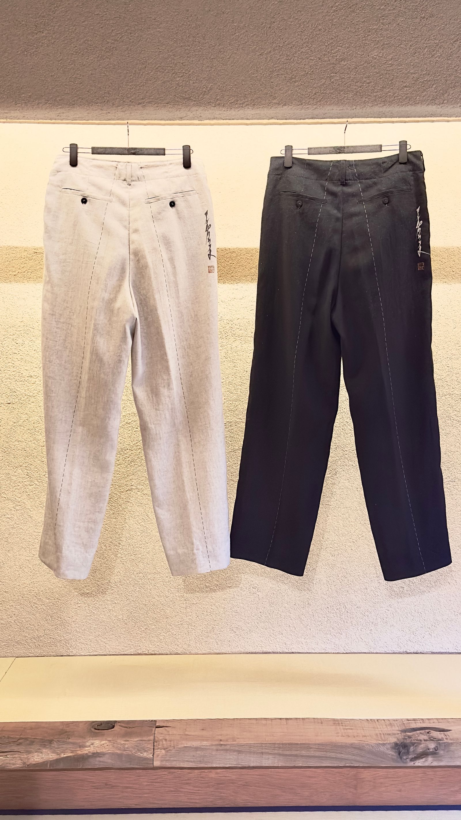 JAPONISM PATTERN WIDE SLACKS / スラックス (BLACK,GRIGE)