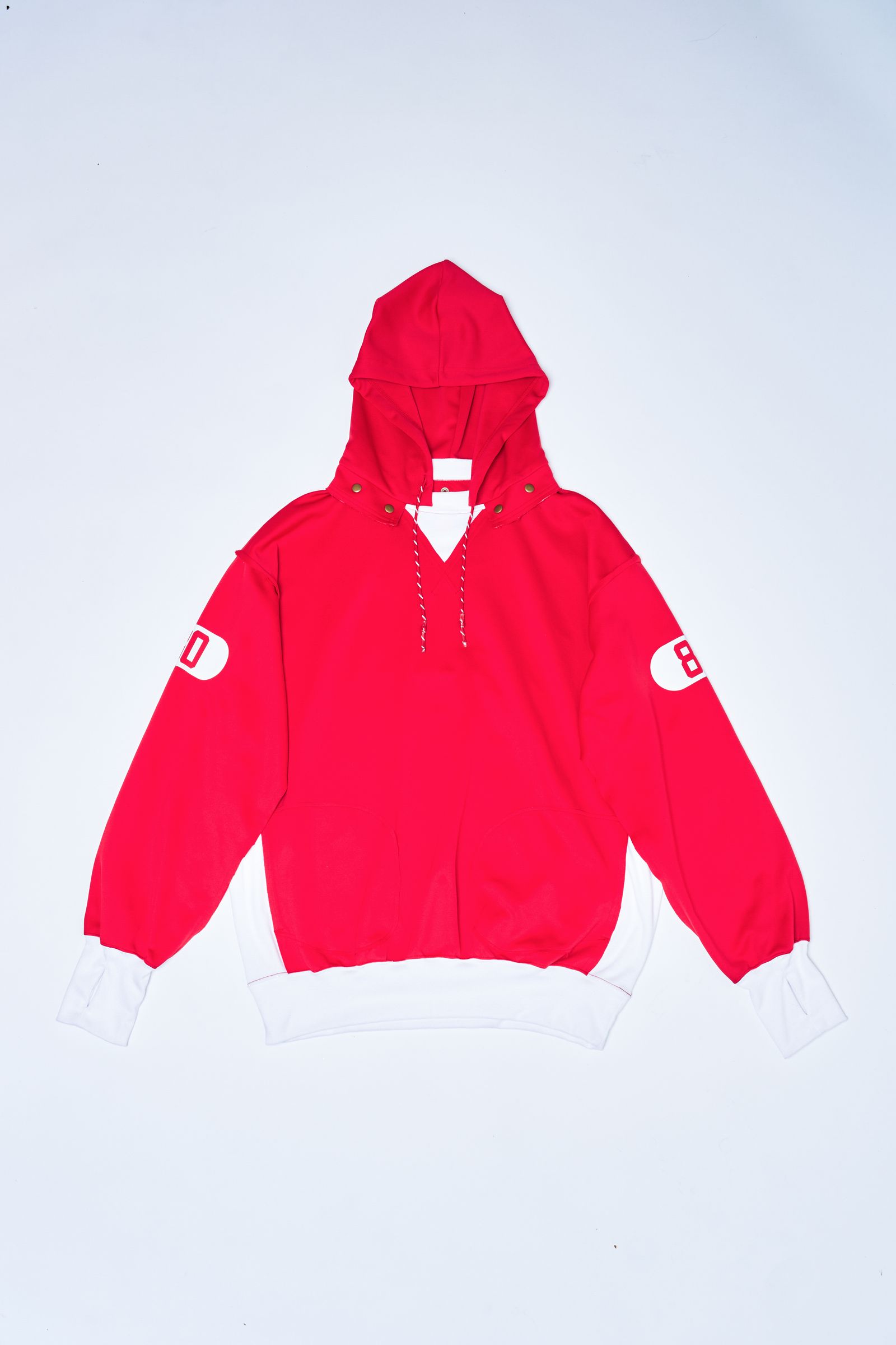 945-80TT106-1 / プルオーバーパーカー (RED/WHITE, BLUE/YELLOW, BLACK/BLACK)