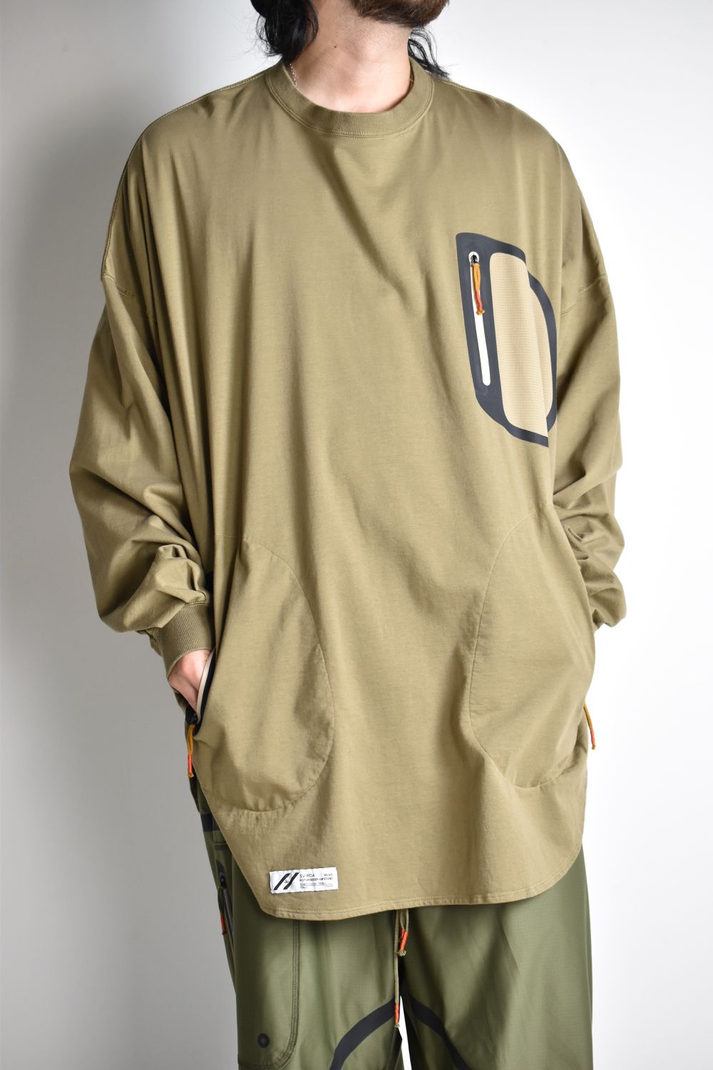 TOO BIG BAGGY NECK JERSEY c/#3 SAND