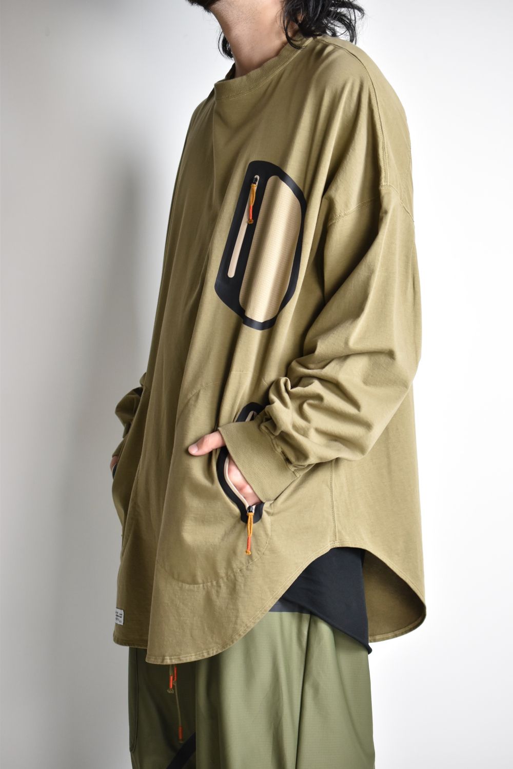 TOO BIG BAGGY NECK JERSEY c/#3 SAND