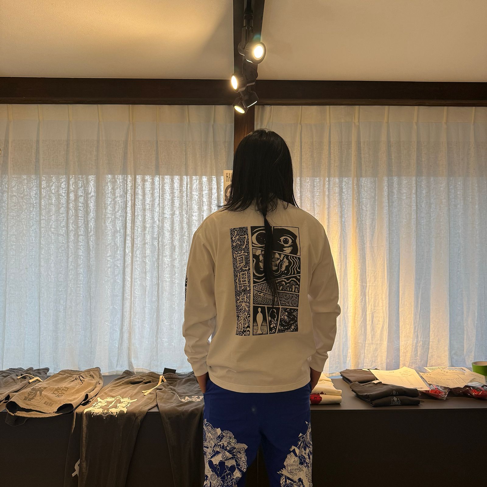 【受注生産】L/S TEE 01 (TENKI ver) / White