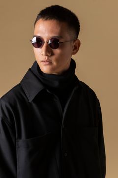 TURTLE NECK L/S T-SHIRT (BLACK)