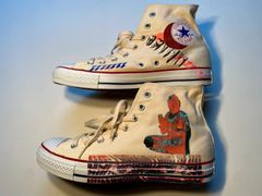 【一点もの】HALLUCINATION CLUB / CONVERSE ALL STAR HI / 28cm (ZONZAI,Satoshi Ito)