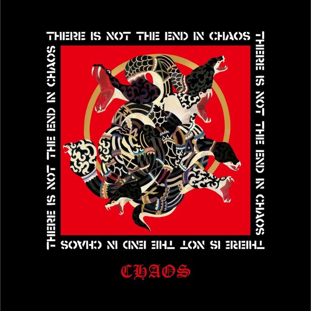 CHAOS SNAKE  L/S T-shirts (BLACK)
