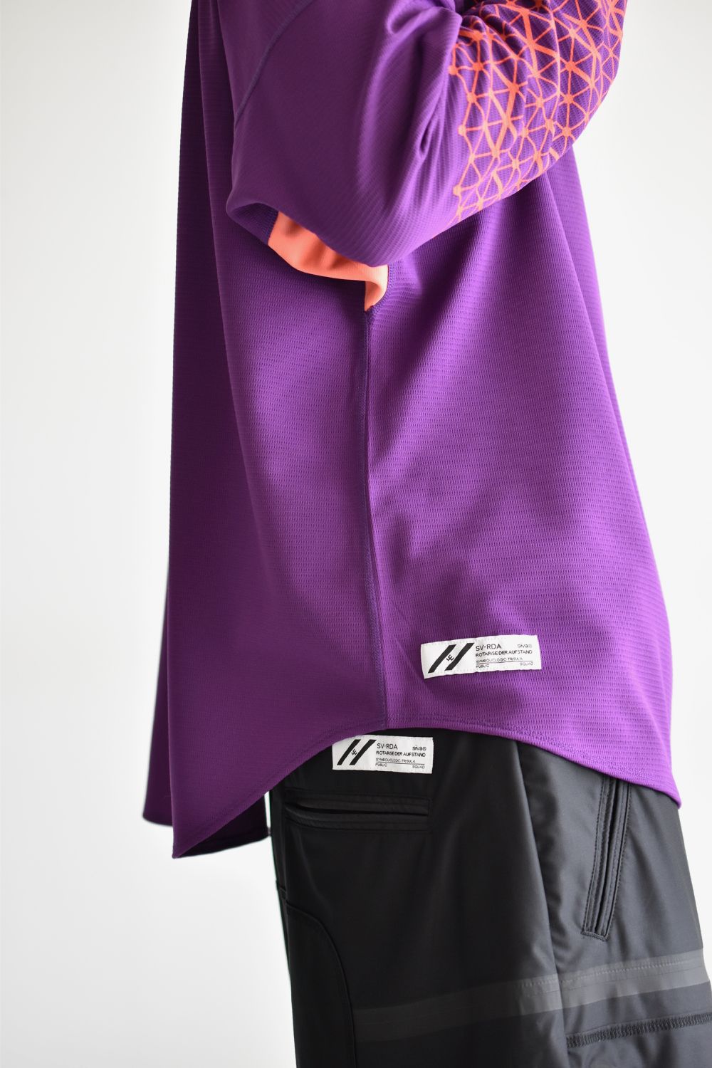 GEOMETRIC PATTERN L-SLEEVE c/#4 PURPLE