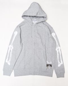 「blackmeans」×「丸岡 和吾」ボーンジップパーカー "GRAY"