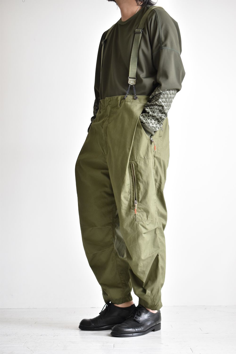 FLIGHT PLEATED SUSPENDER TROUSERS c/#2 OD