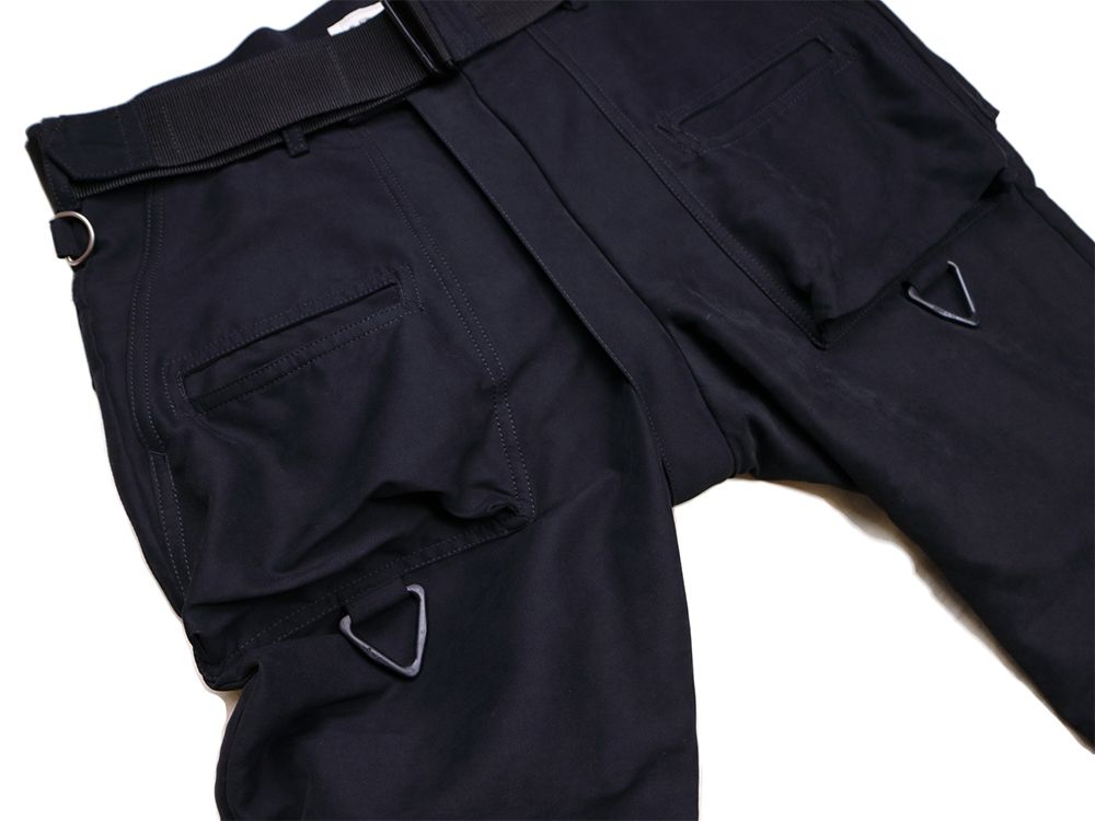SIB-POCKET ZIP PANTS A (BLACK)