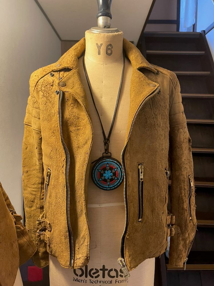 HHAZE別注 サークルポーチ ミニ  (BLACK×ターコイズ)