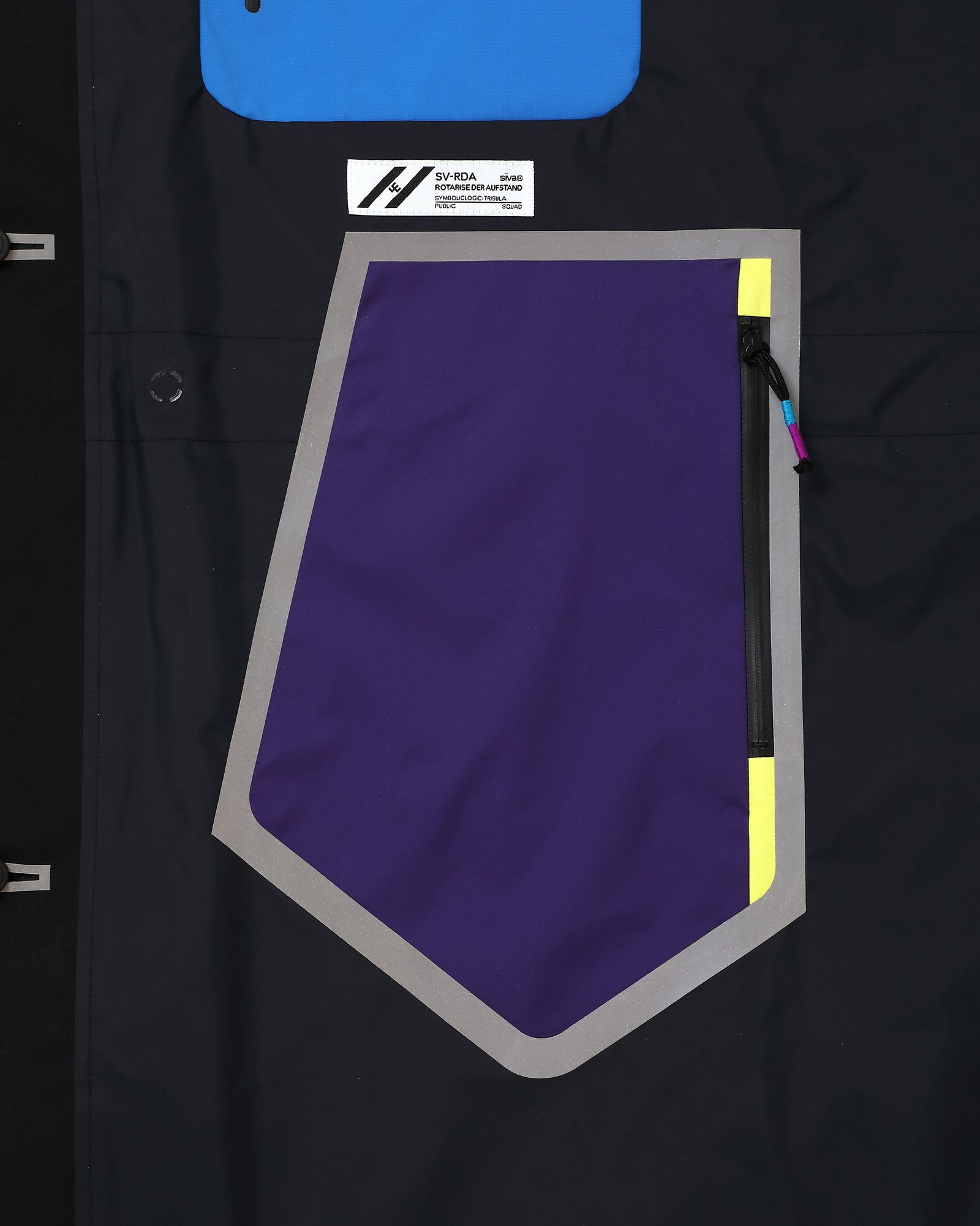 「予約商品」MULTI-PANEL HOVER WIDE JACKET # c/BLACK_base