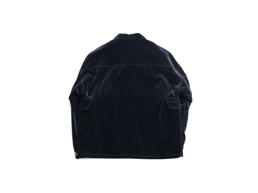 VELVET MIL JACKET (BLACK)
