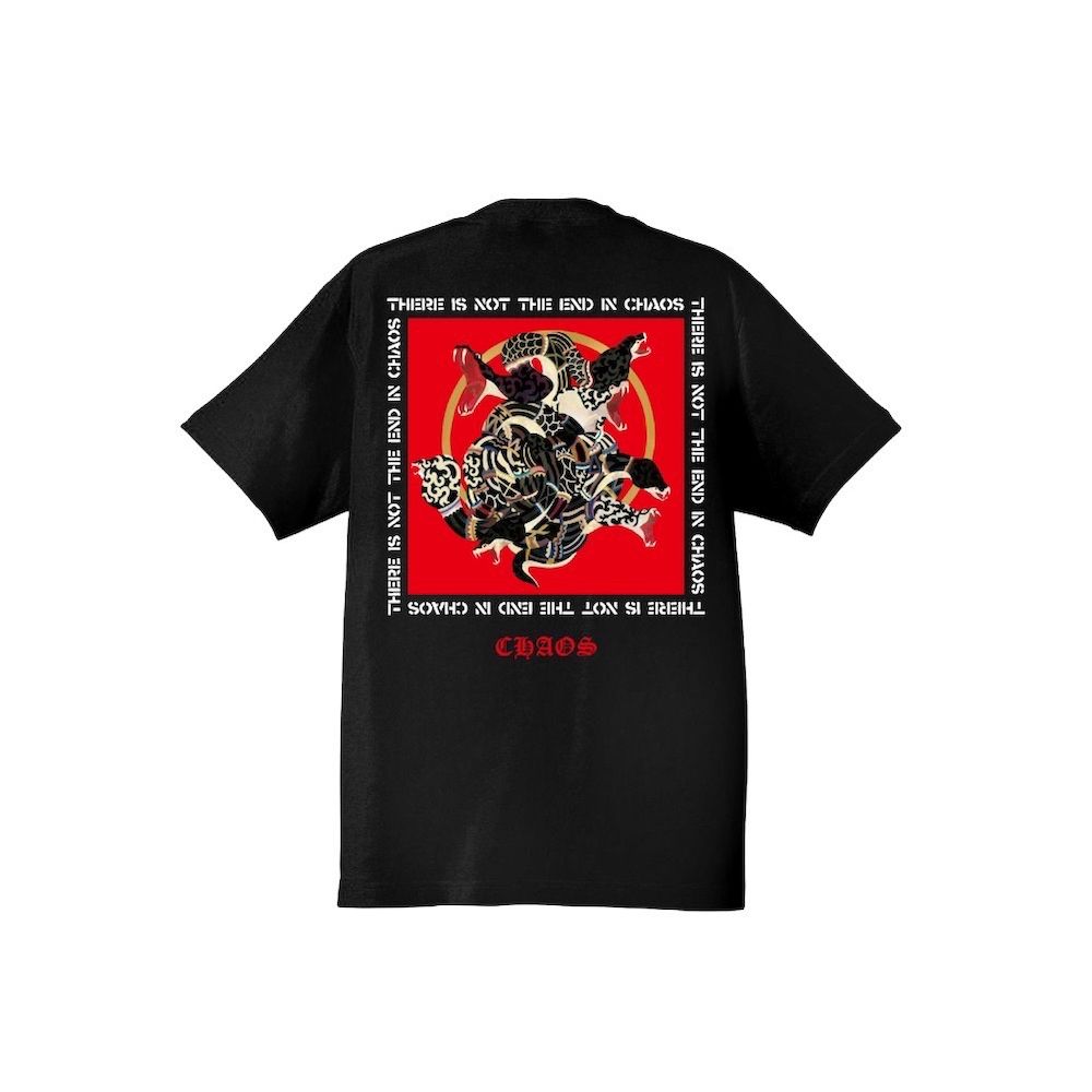 「予約商品」CHAOS SNAKE  S/S T-shirts (BLACK)