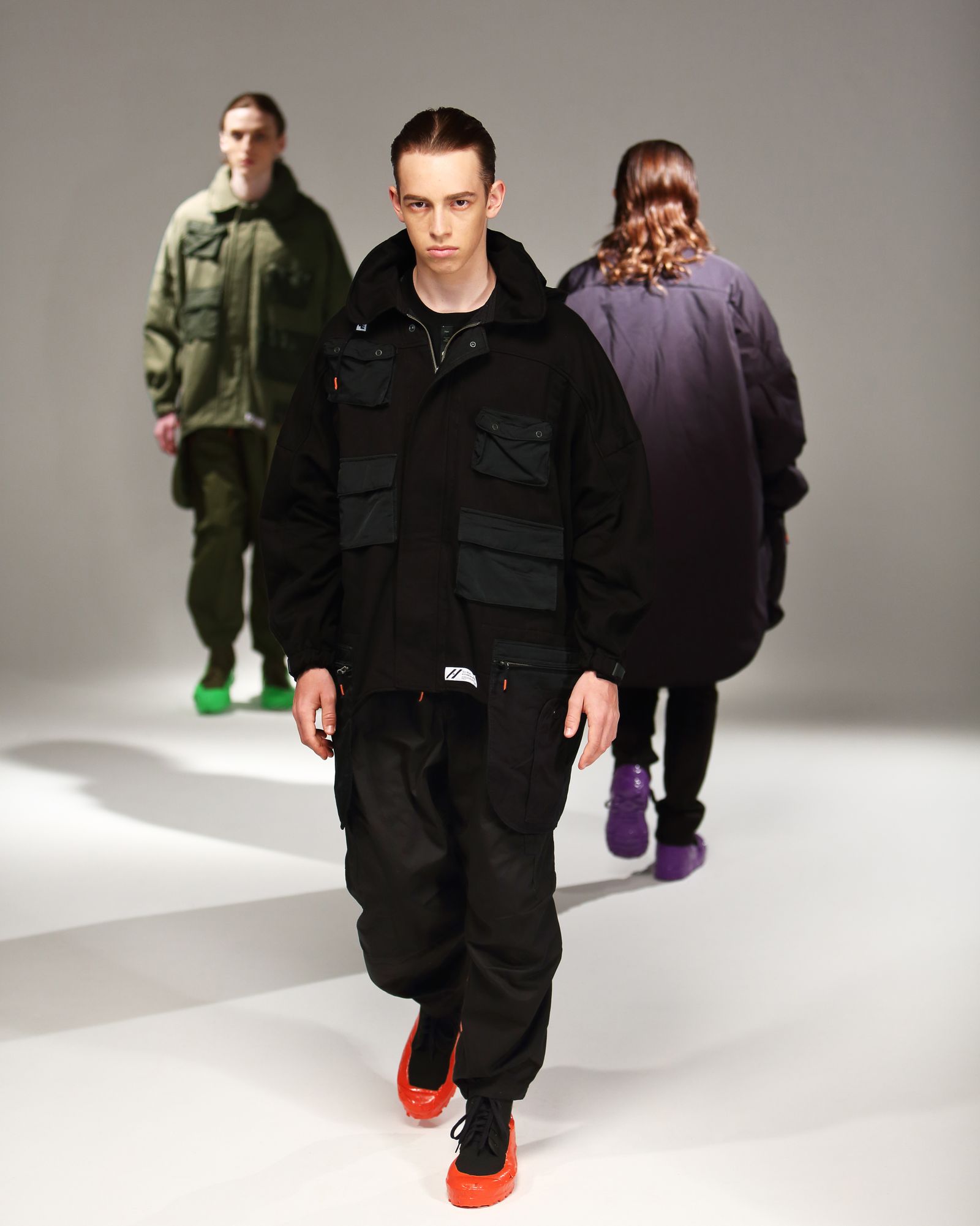AIRBORNE SMOCK JUMP WIDE JACKET c/#1 BLACK