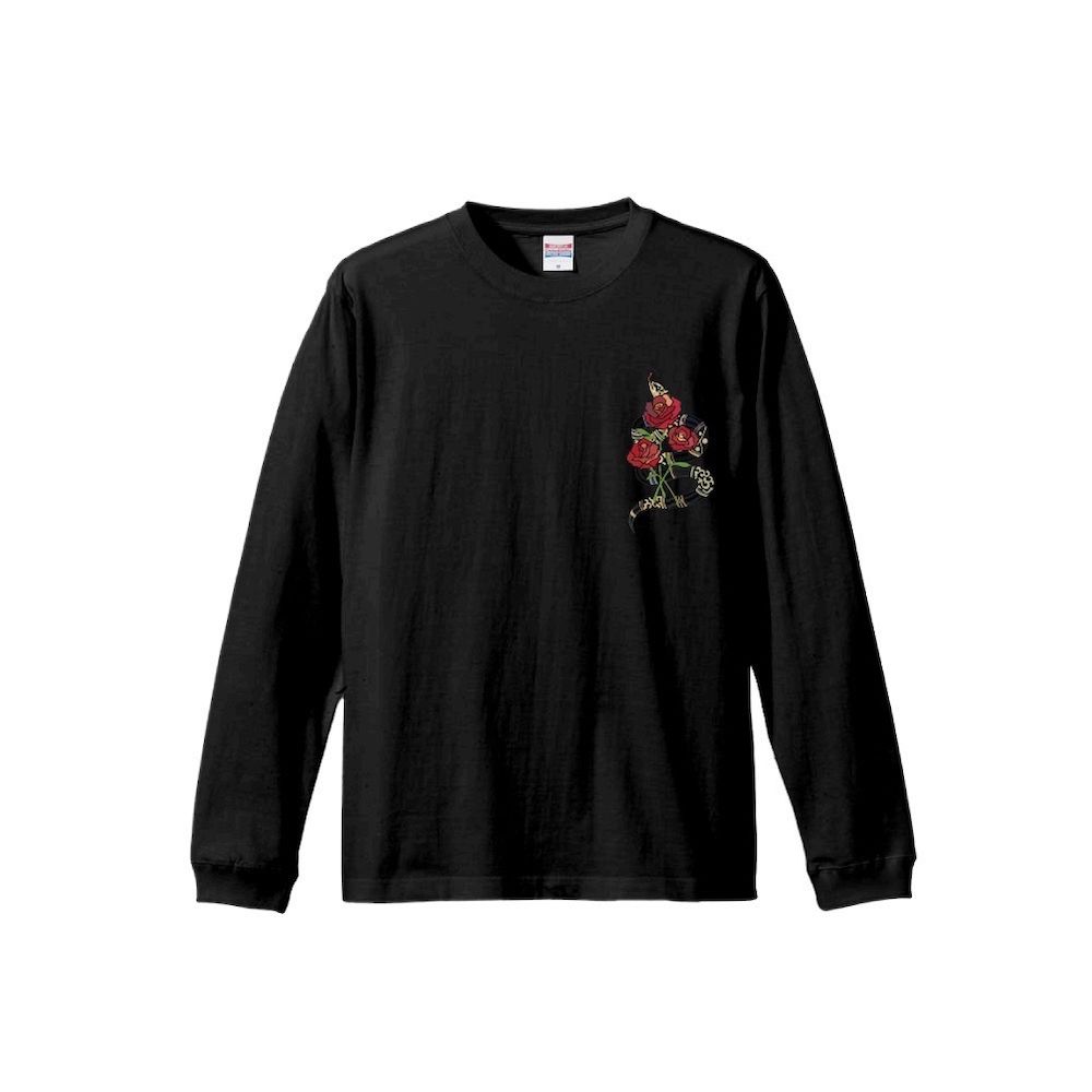 CHAOS SNAKE  L/S T-shirts (BLACK)
