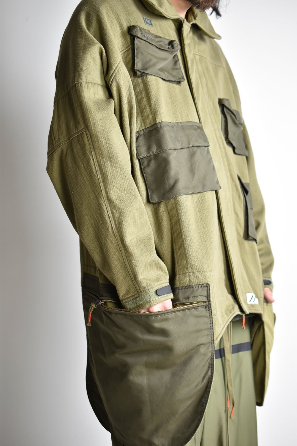 AIRBORNE SMOCK JUMP WIDE JACKET c/#2 KHAKI