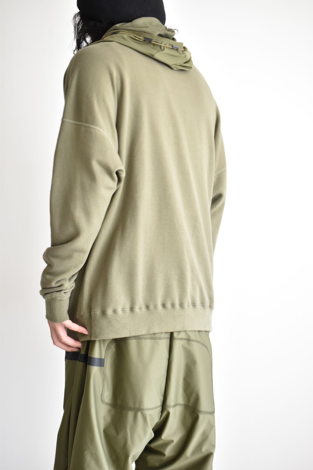 DRAW CODE HOODED PULL JERSEY c/#2 OD