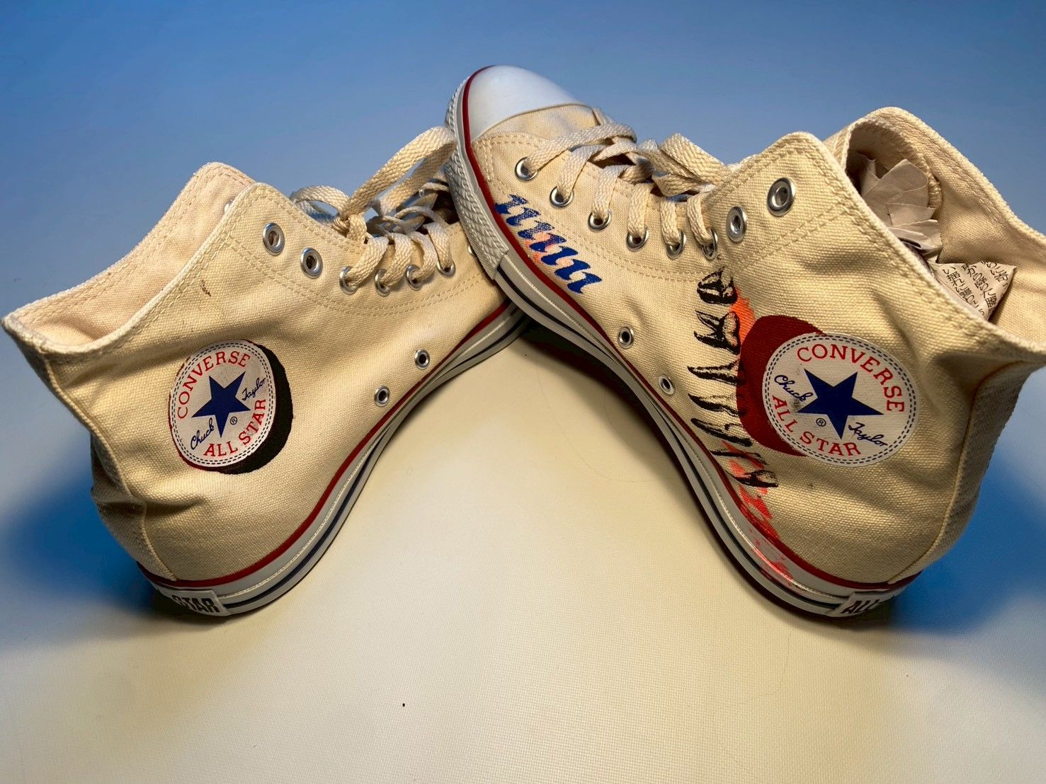 【一点もの】HALLUCINATION CLUB / CONVERSE ALL STAR HI / 28cm (ZONZAI,Satoshi Ito)