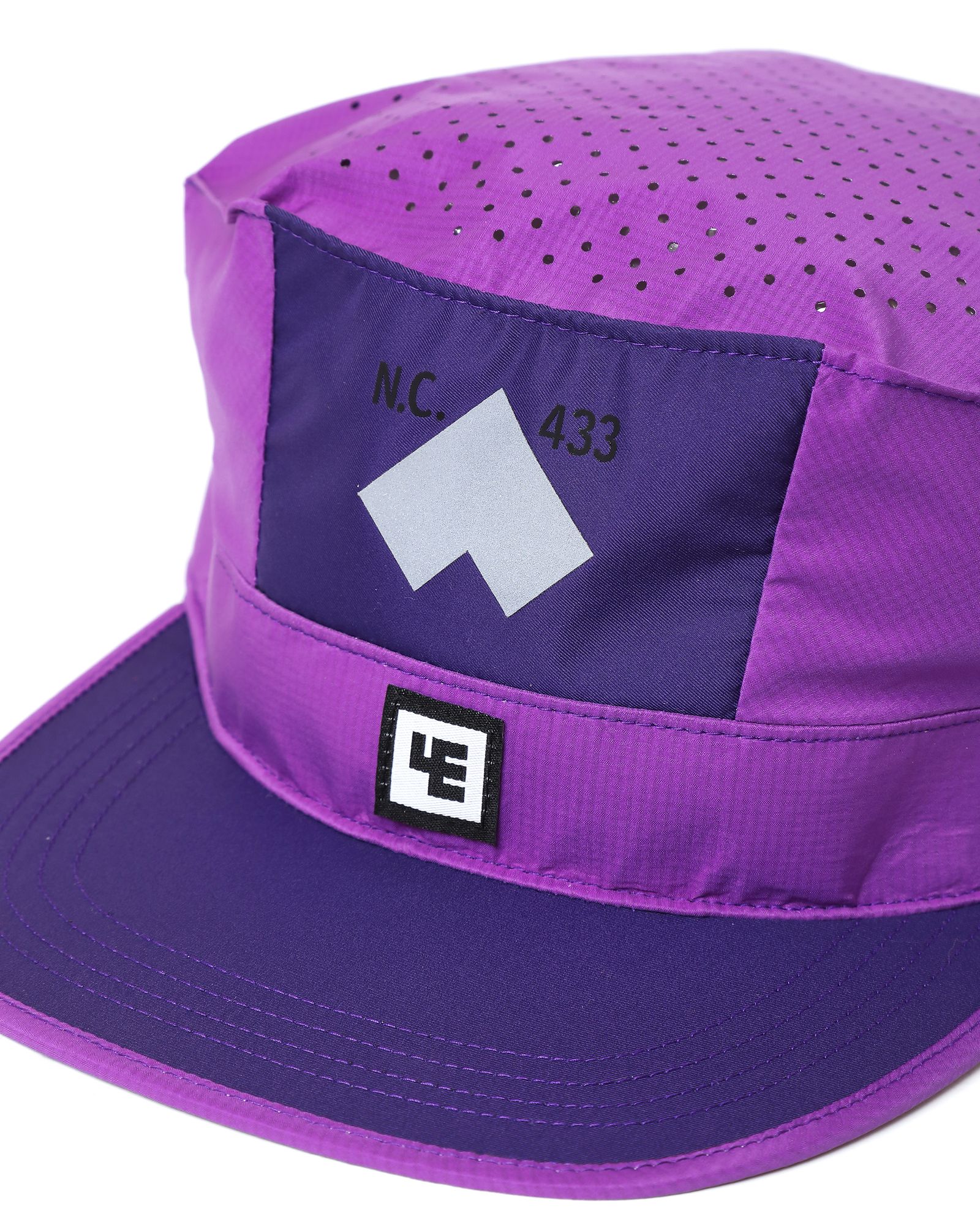 「予約商品」PUNCHING-HOLE BDU CAP # c/PURPLE