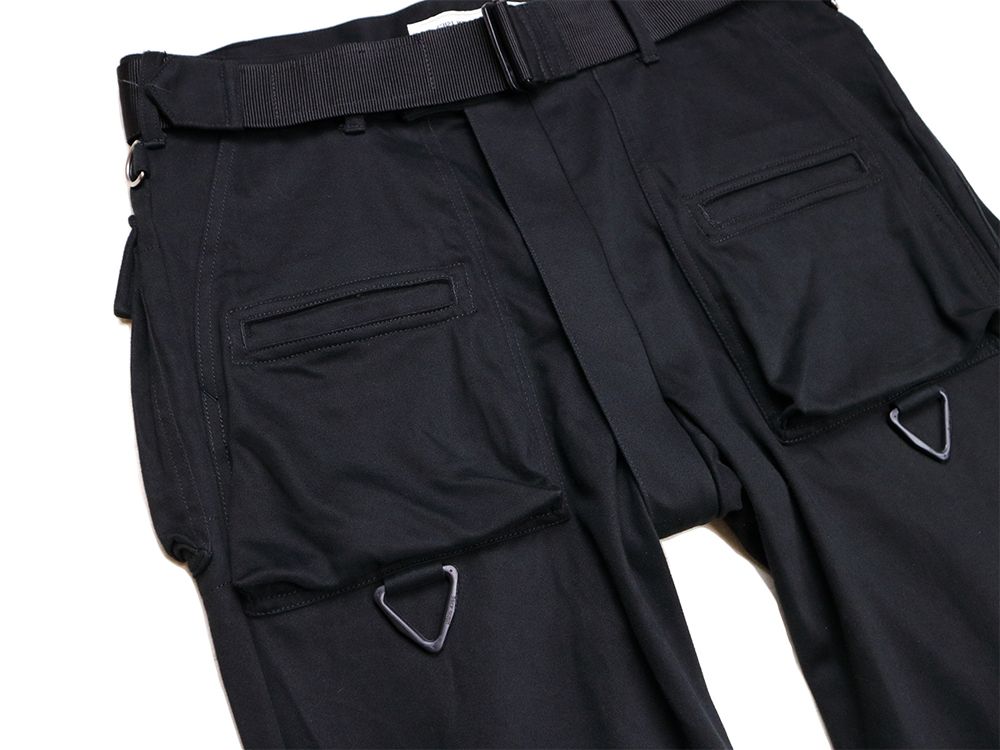 SIB-POCKET ZIP PANTS B (BLACK)