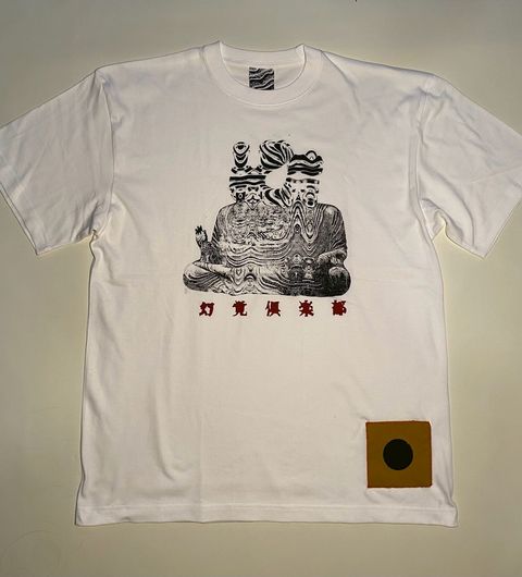 【受注生産】HALLUCINATION CLUB "ZAZOU effect T-shirts" WHITE  (satoshi ito)