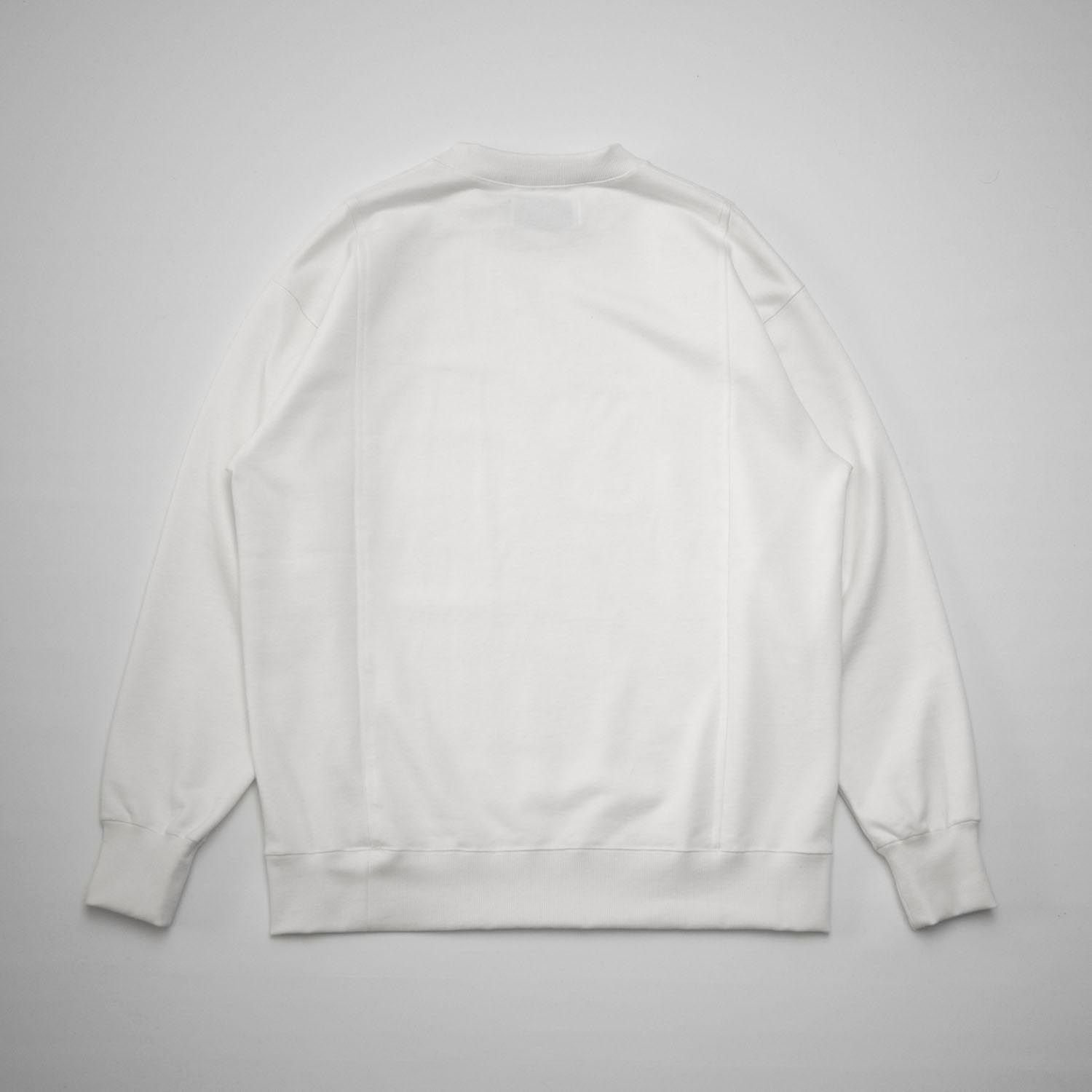 STAND NECK SWITCH SWEAT (WHITE)