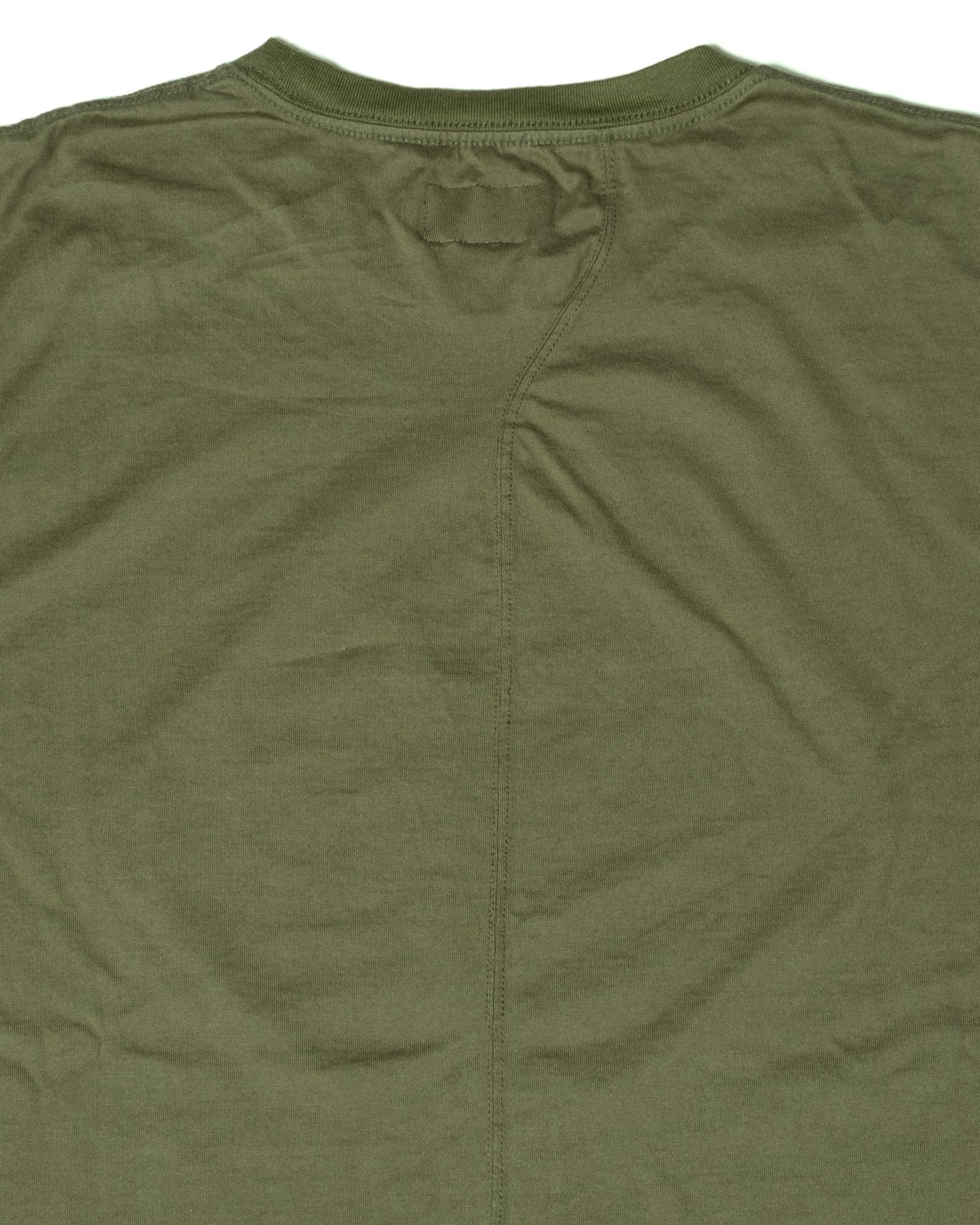 「予約商品」BACK-SEAM EMBLEM PLAIN TEE / col: OD