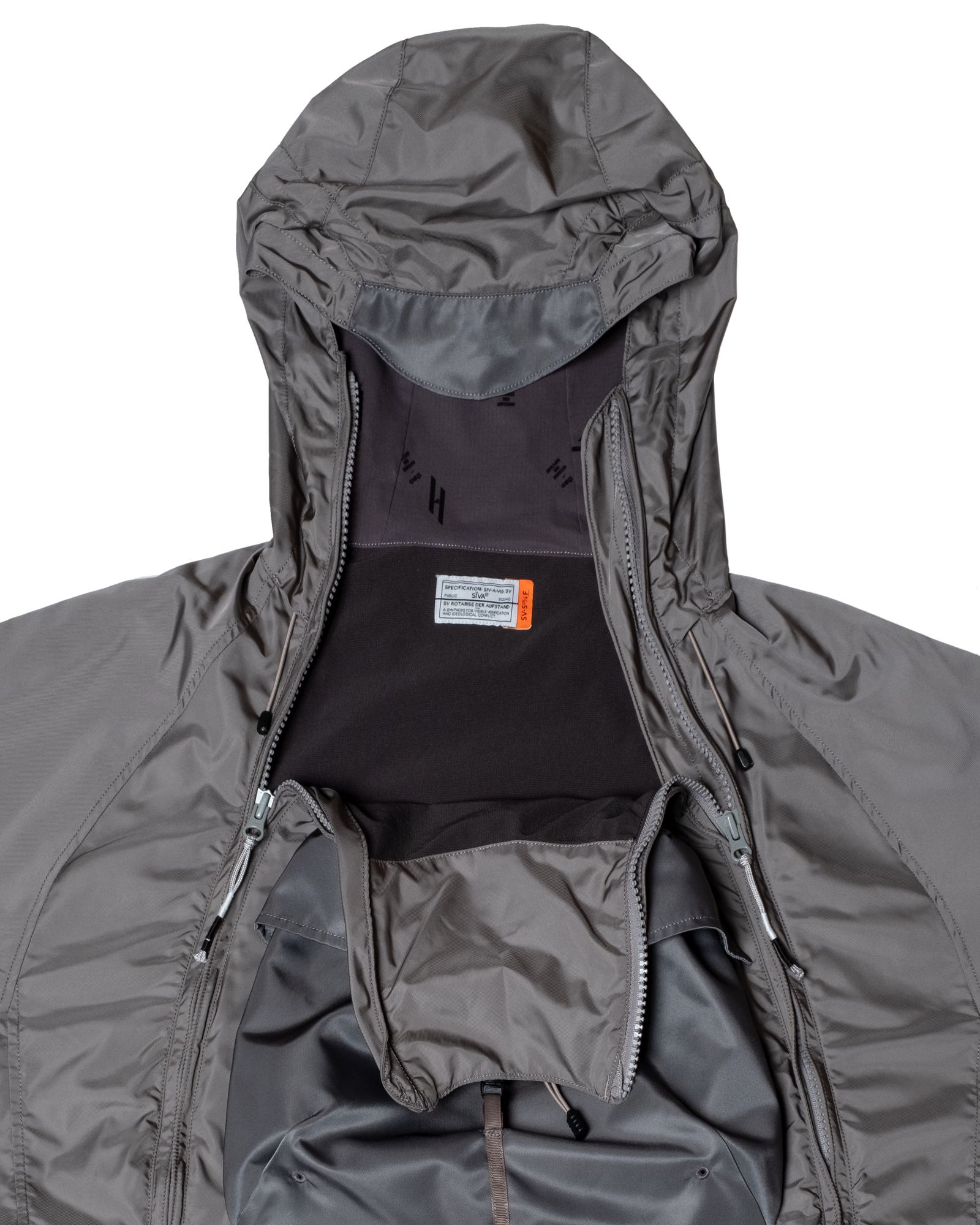 「予約商品」ALICE-PACKS W-ZIPPER WIDE HOODED JACKET / col: GRAY