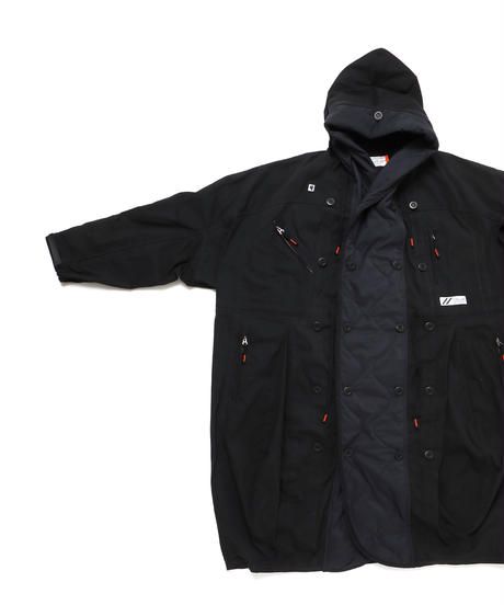 FLIGHT BALLOON WIDE LONG COAT c/#1 BLACK
