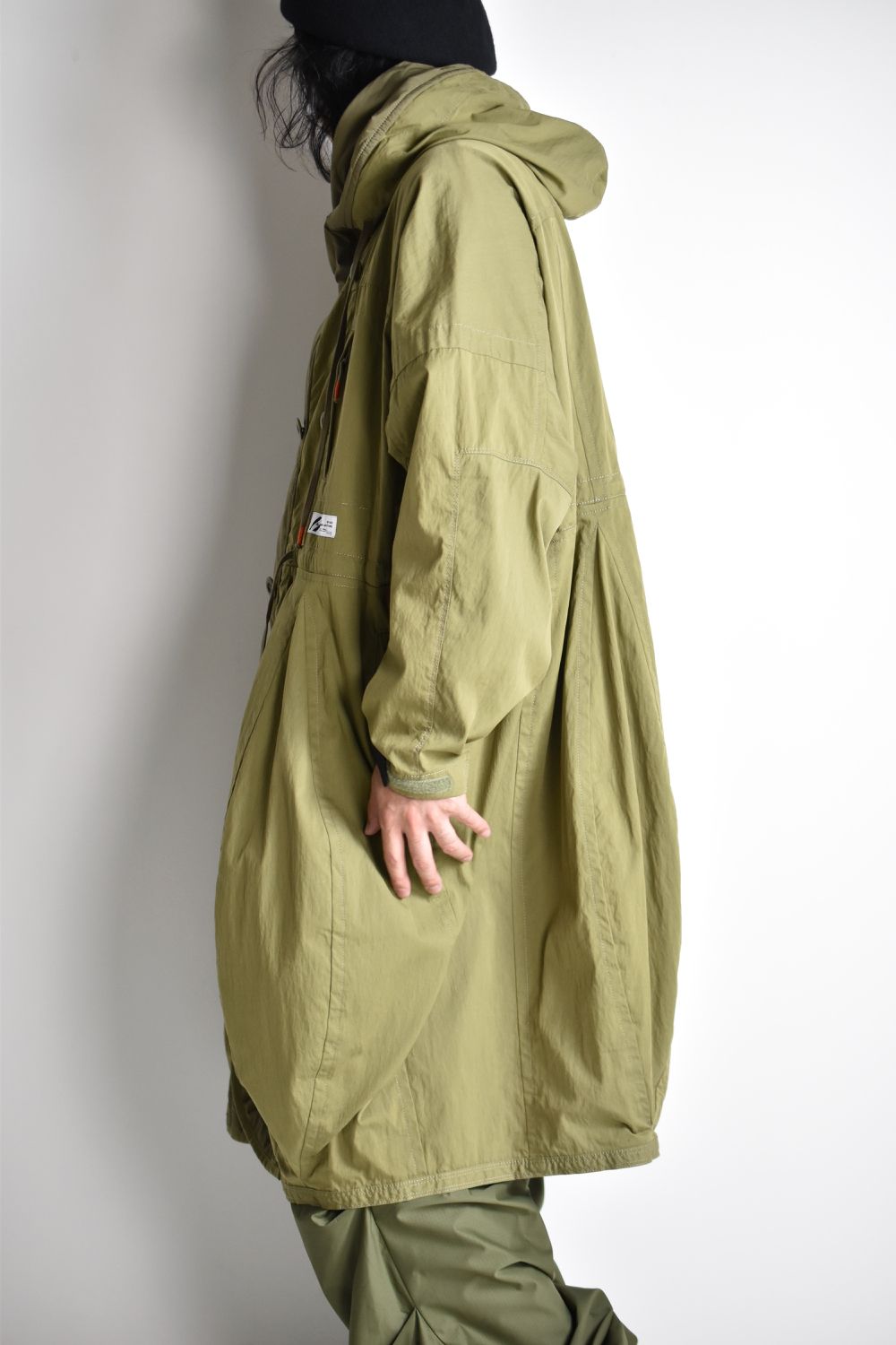 FLIGHT BALLOON WIDE LONG COAT c/#2 KHAKI