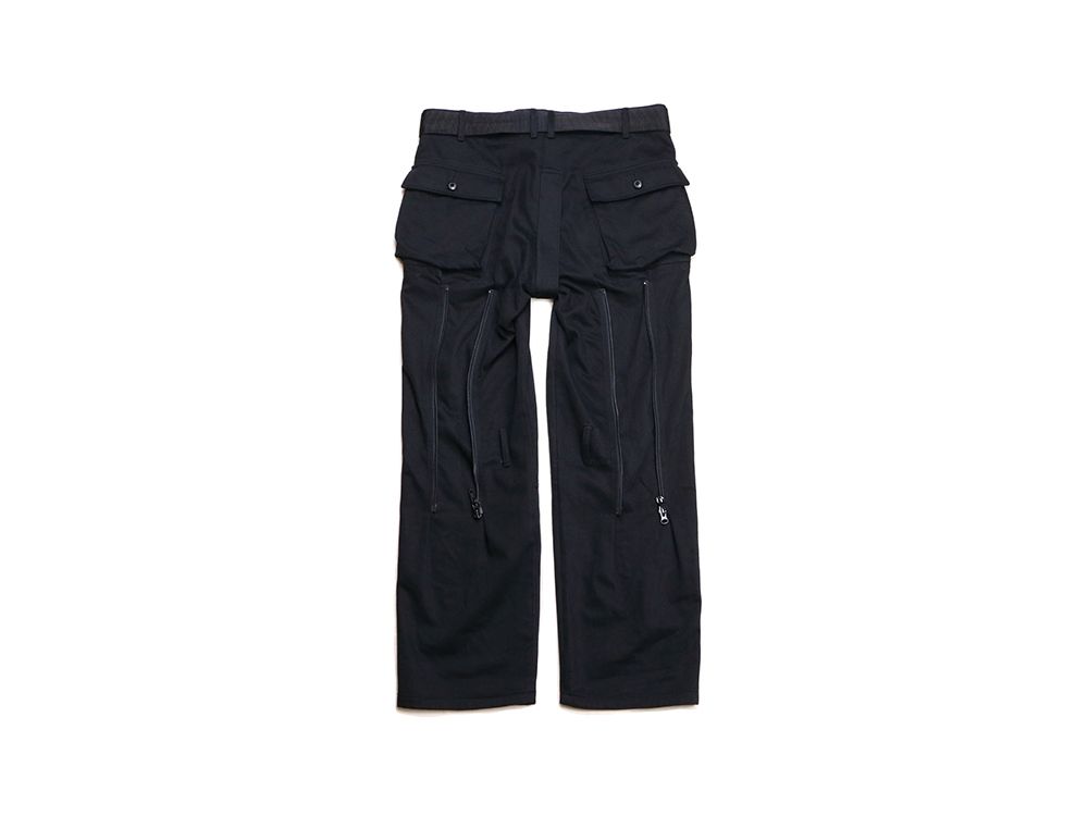 SIB-POCKET ZIP PANTS B (BLACK)