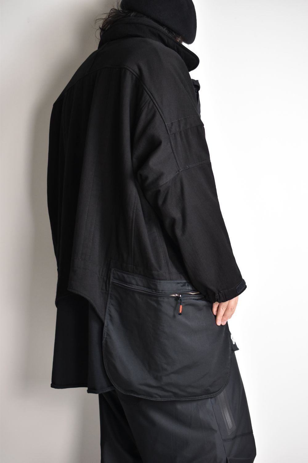 AIRBORNE SMOCK JUMP WIDE JACKET c/#1 BLACK