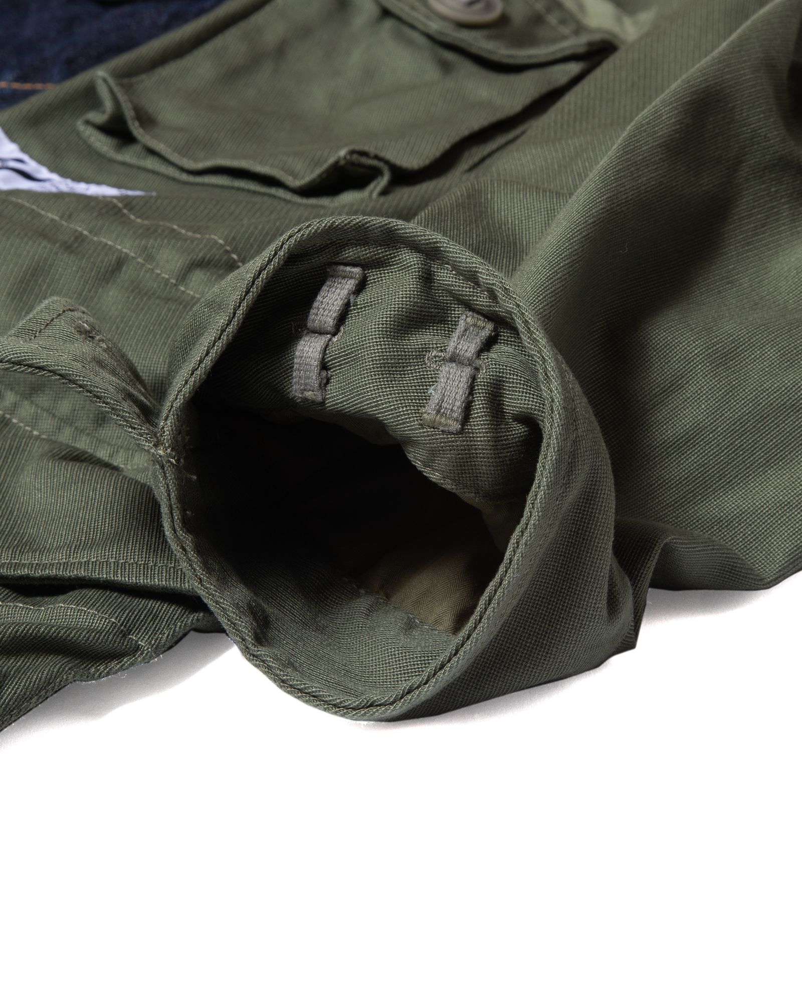 「予約商品」DENIM GS-MK2 COMBAT OVERSIZED JACKET / col: KHAKI