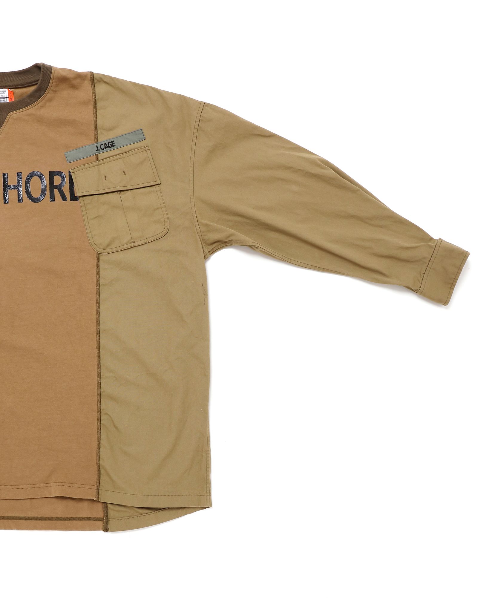「予約商品」JUNGLE-FATIGUE WIDE SHIRTS # c/SAND